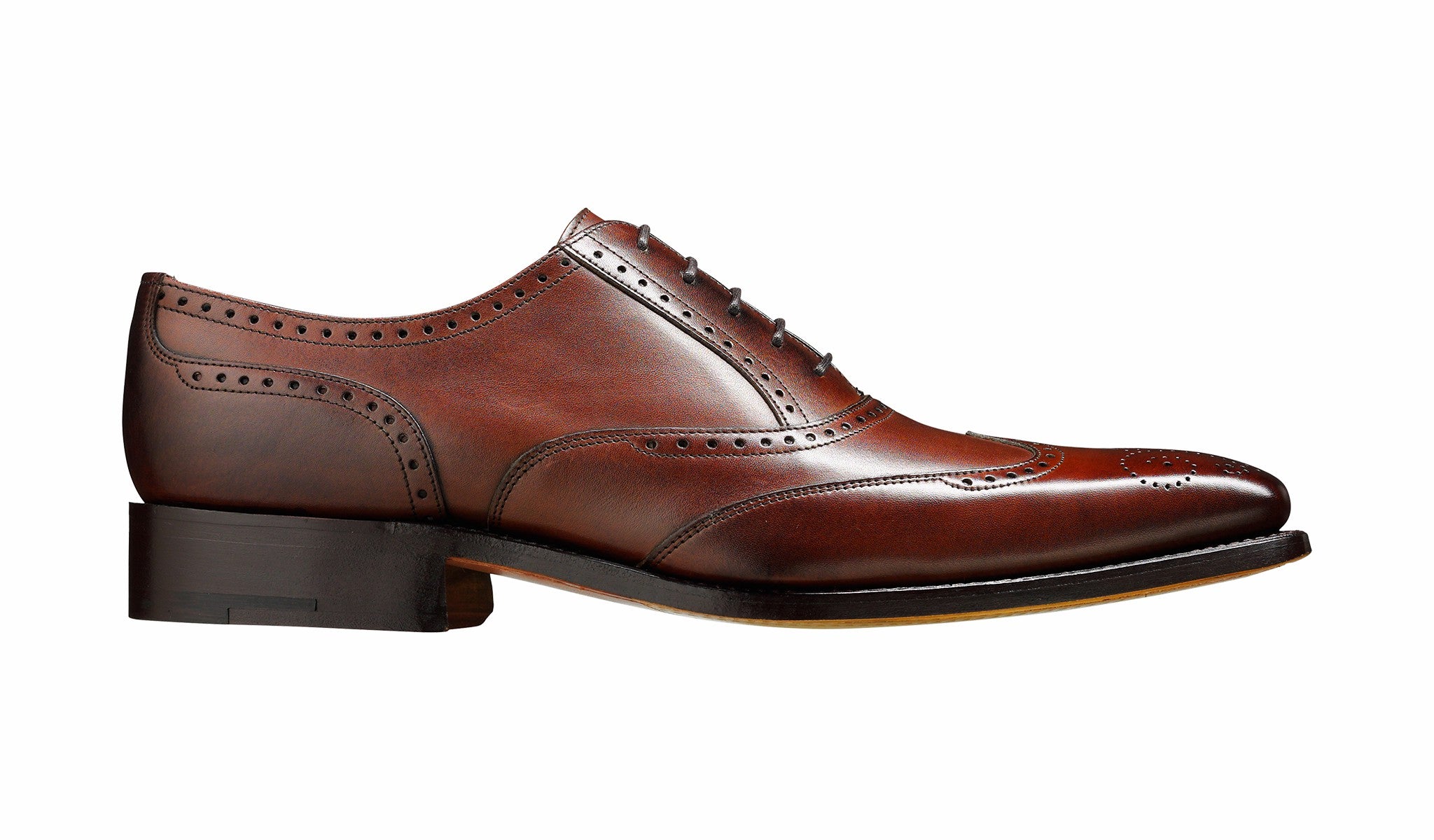 Mens Johnny - Dark Brown Calf Oxford | Barker Shoes