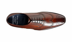 Mens Johnny - Dark Brown Calf Oxford | Barker Shoes