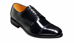 Mens Perth - Black Hi-Shine Derby Shoe | Barker Shoes