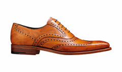 Mens McClean - Cedar Calf / Paisley Laser | Barker Shoes
