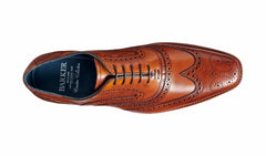 Mens McClean - Antique Rosewood Paisley Mens Brogue Shoe | Barker Shoes