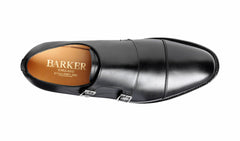 Mens Tunstall - Black Calf Monk Strap | Barker Shoes