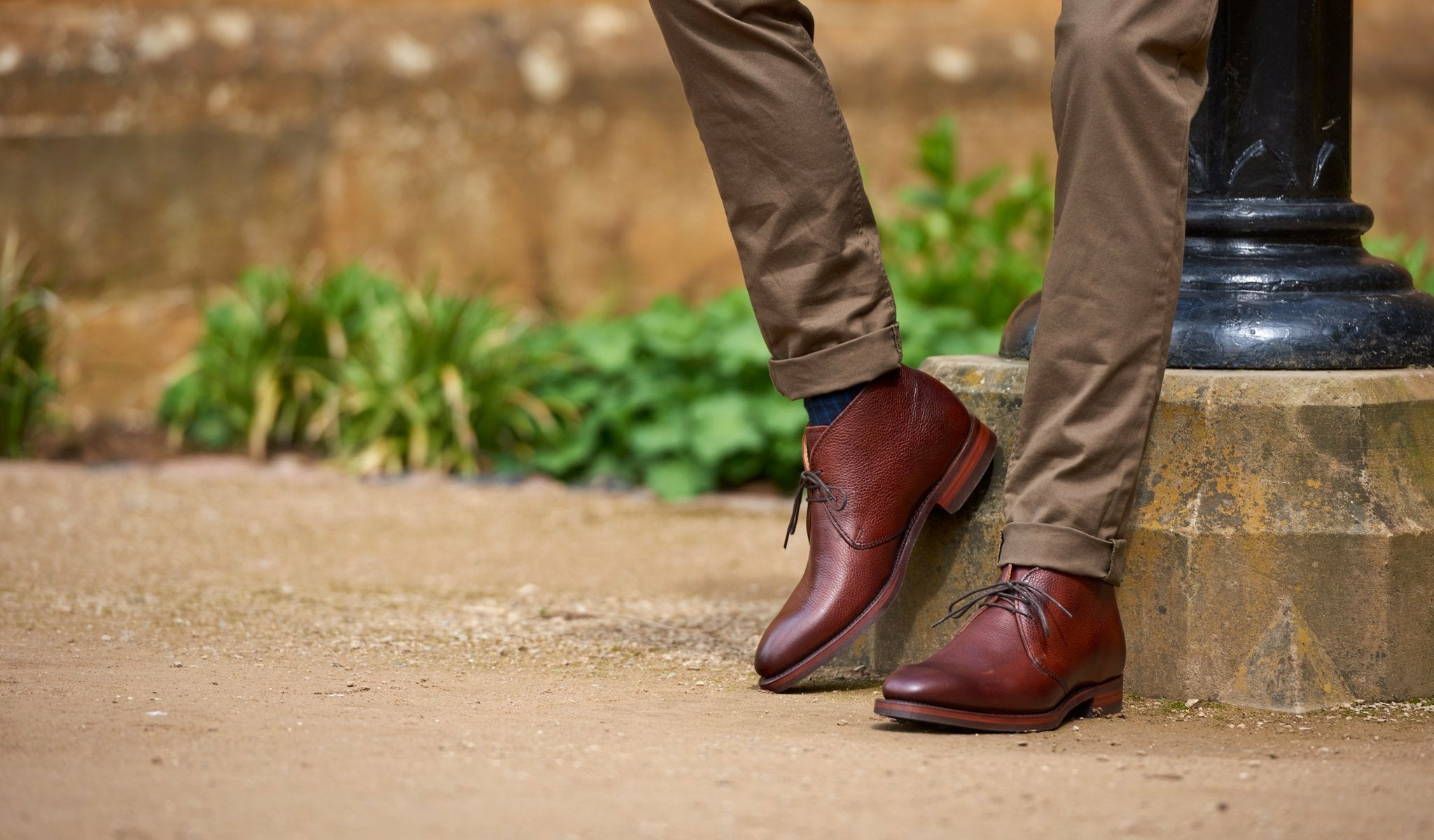 Mens Orkney - Cherry Grain Chukka Boot | Barker Shoes