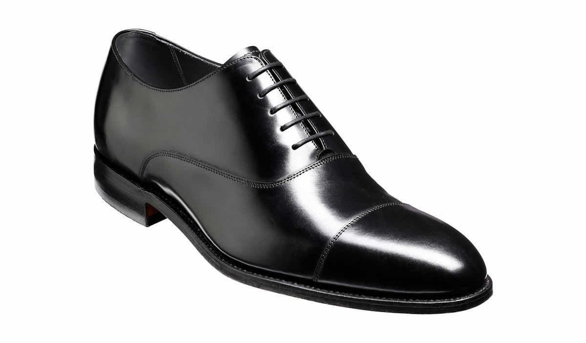 Mens Winsford - Black Hi-Shine Oxford | Barker Shoes
