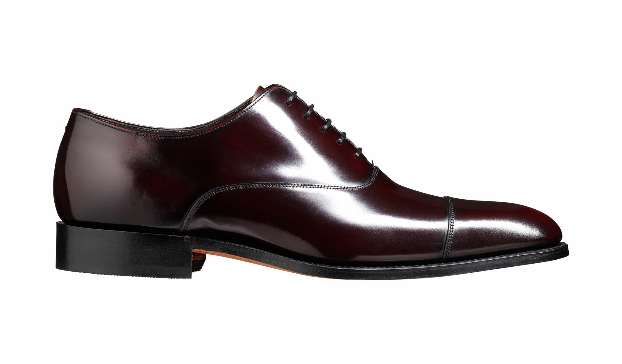 Mens Winsford - Burgundy Hi-Shine Oxford | Barker Shoes