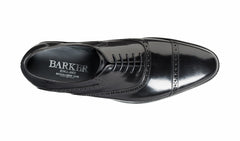 Mens Wilton - Black Hi-Shine Oxford | Barker Shoes