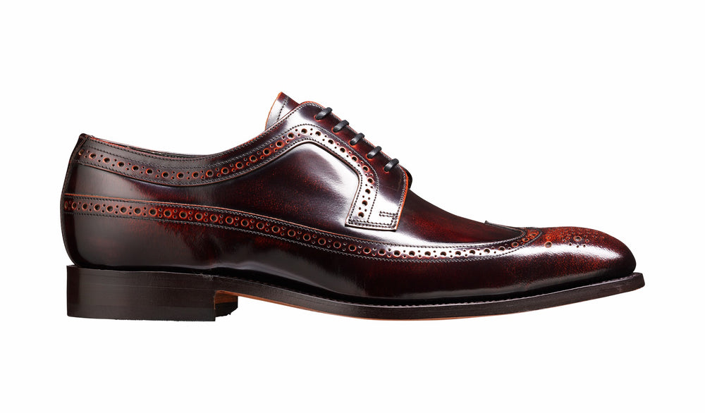 Mens Woodbridge - Brandy Hi-Shine Derby | Barker Shoes