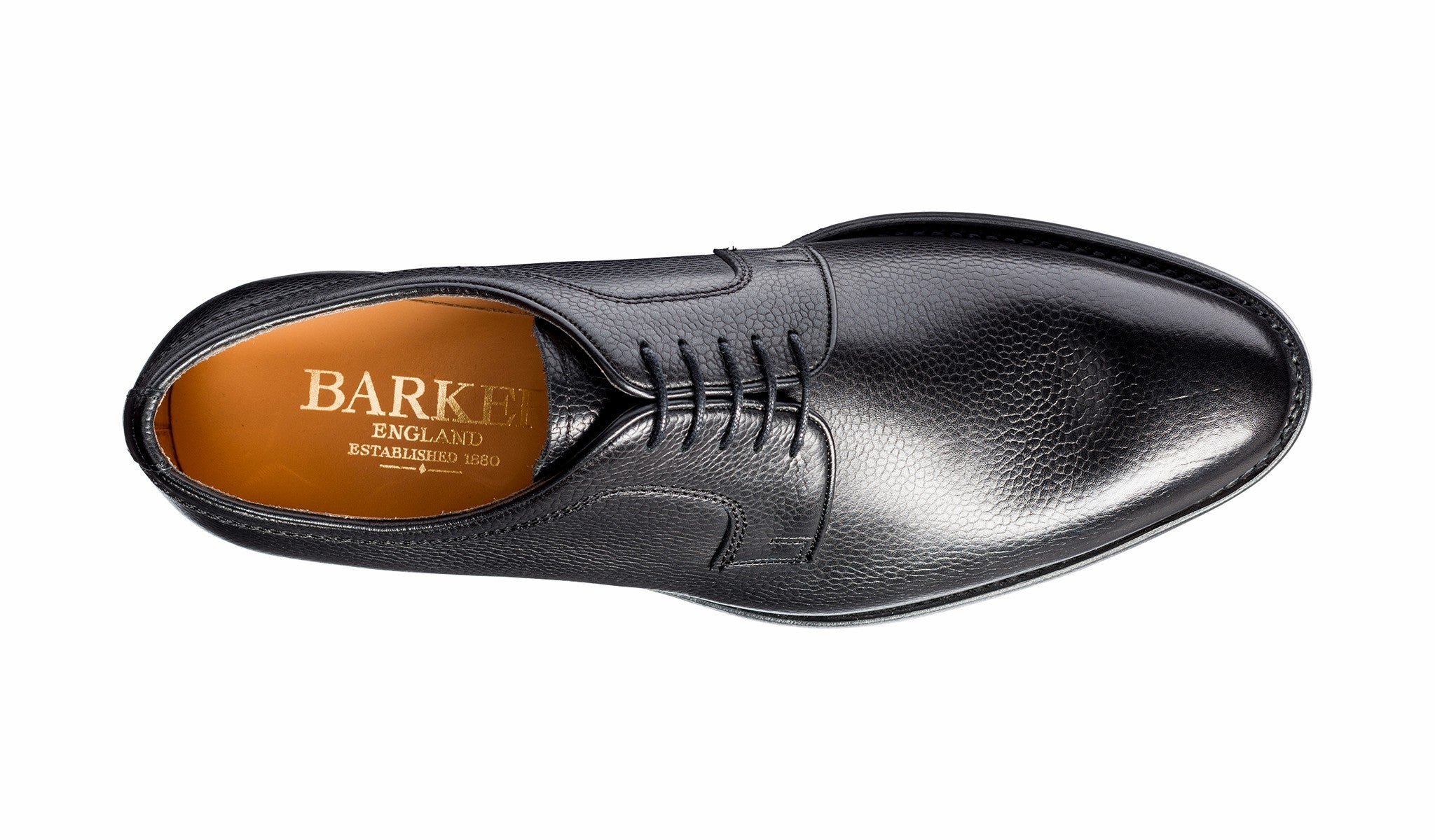 Mens Skye - Black Grain Derby | Barker Shoes