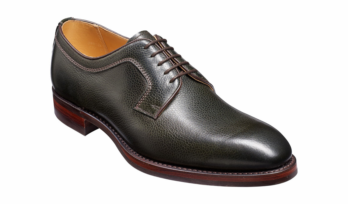 Mens Skye - Olive Green Grain Derby | Barker Shoes