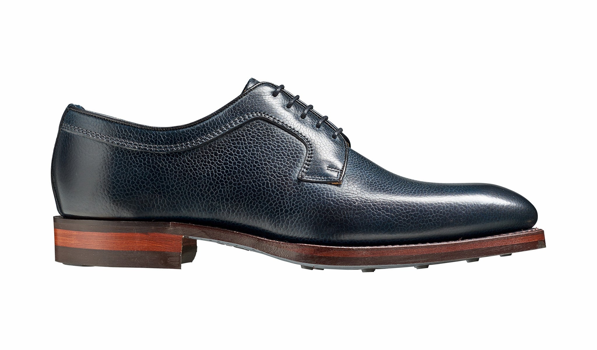 Mens Skye - Navy Grain Derby | Barker Shoes