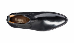 Mens Bedale - Black Hi-Shine Chelsea Boot | Barker Shoes