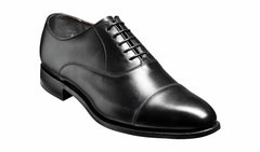 Mens Duxford - Black Calf - Toe Cap Oxford Shoe | Barker Shoes