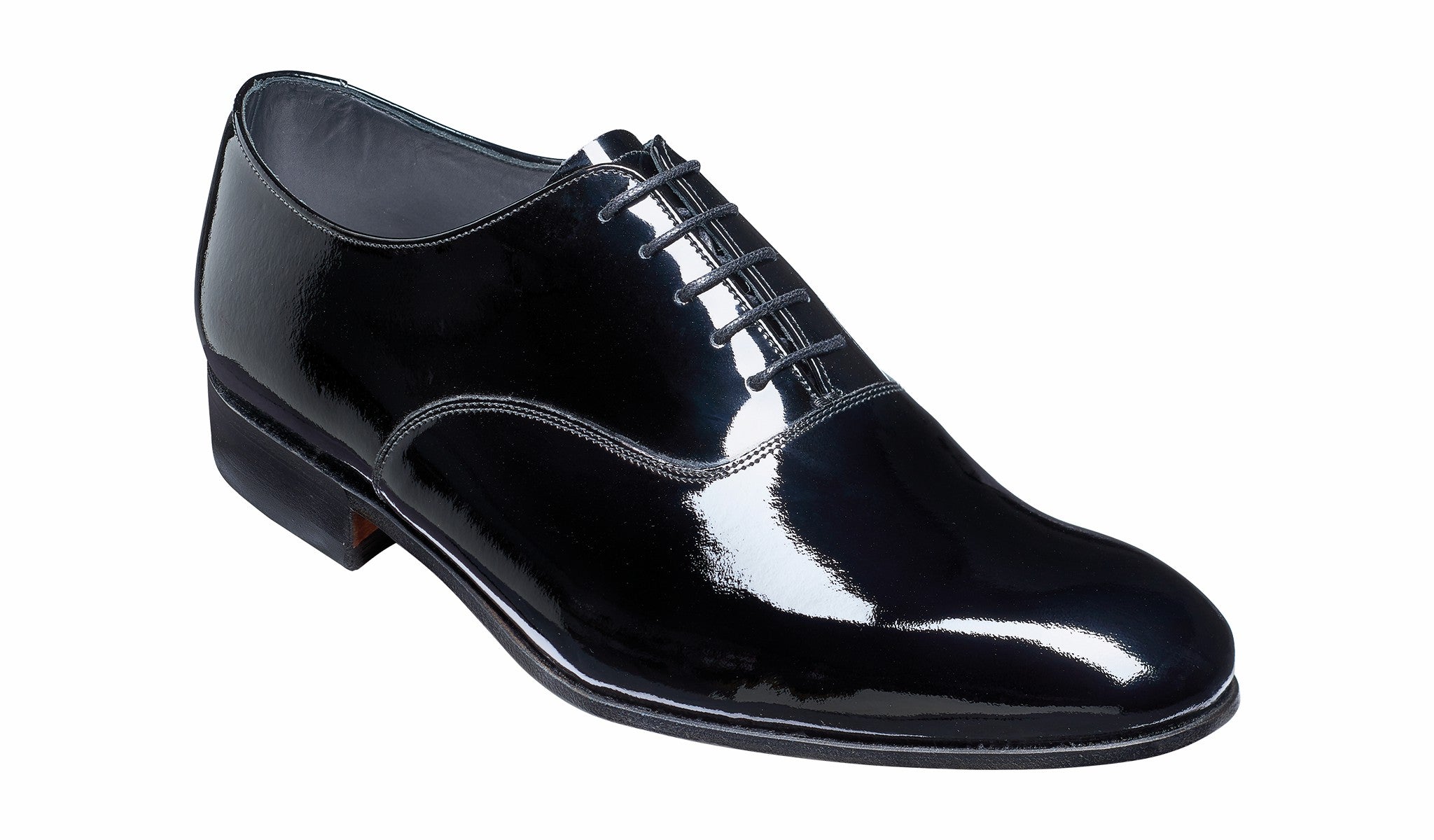 Mens Madeley - Black Patent Oxford | Barker Shoes