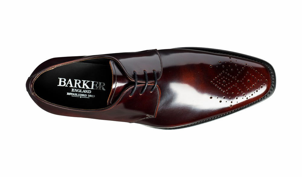 Mens Darlington - Brandy Hi-Shine - Derby Shoe | Barker Shoes