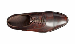 Mens Falsgrave - Dark Brown Shadow Calf Oxford | Barker Shoes