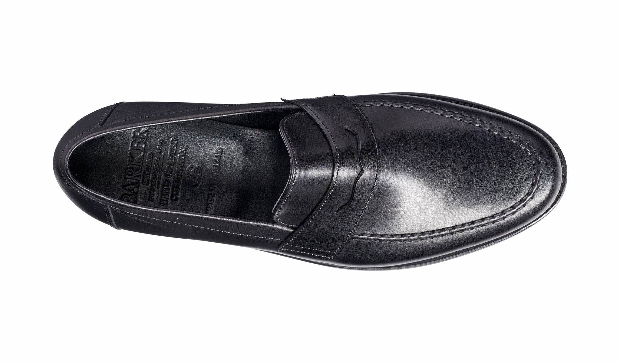 Mens Jevington - Black Calf Loafer | Barker Shoes