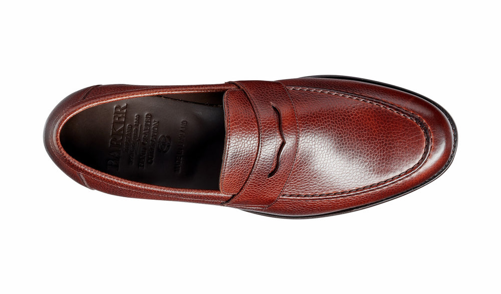 Mens Jevington - Cherry Grain | Barker Shoes