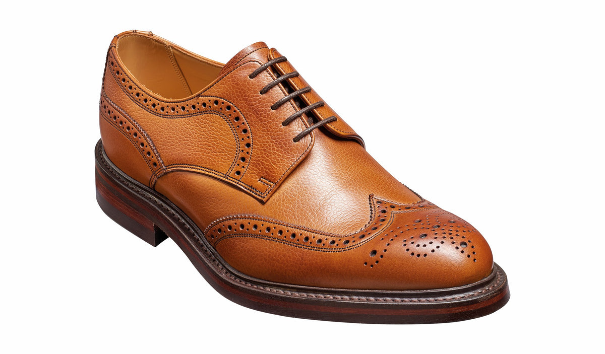 Mens Kelmarsh - Cedar Grain Wingtip Brogue | Barker Shoes