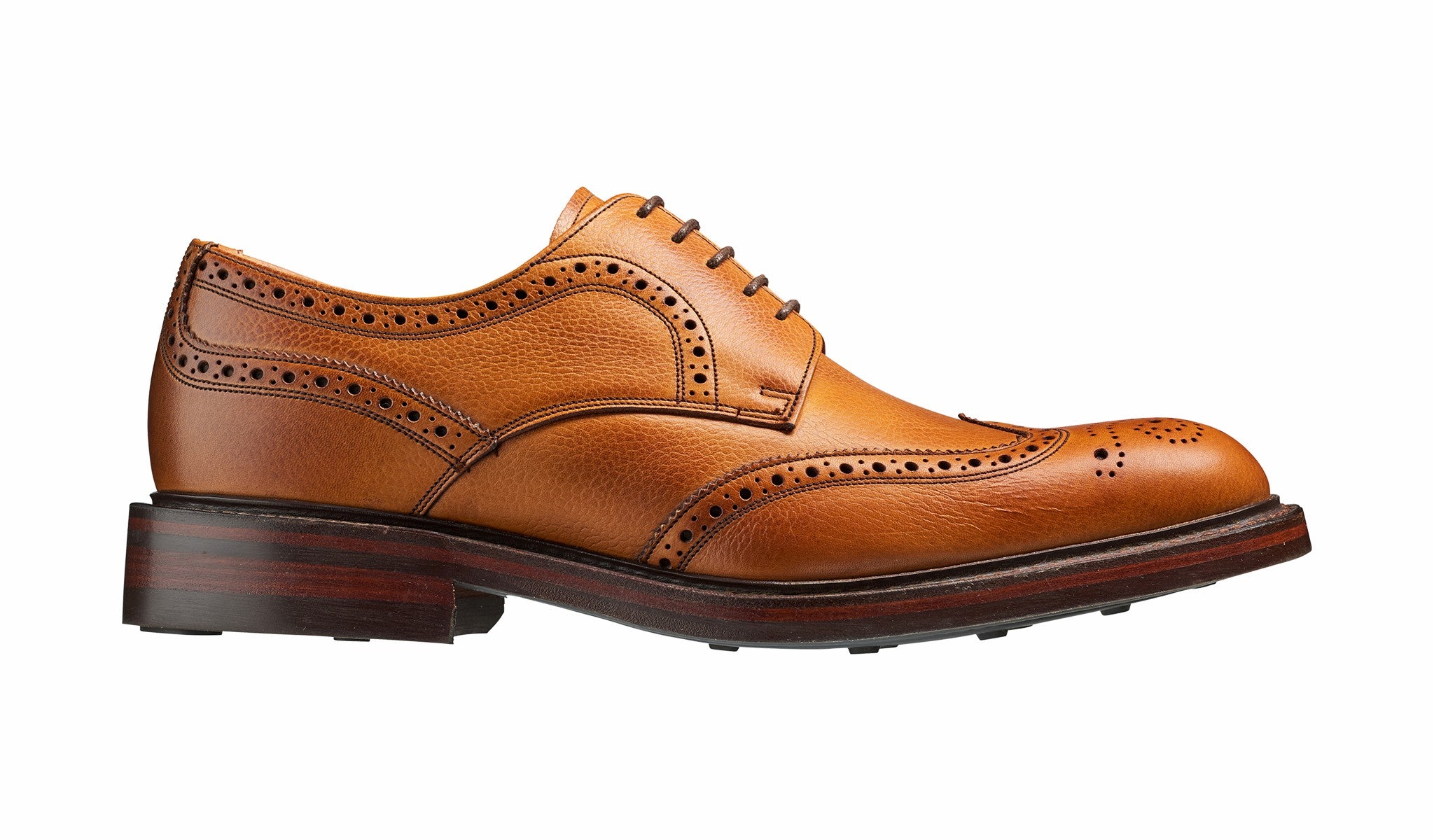 Mens Kelmarsh - Cedar Grain Wingtip Brogue | Barker Shoes