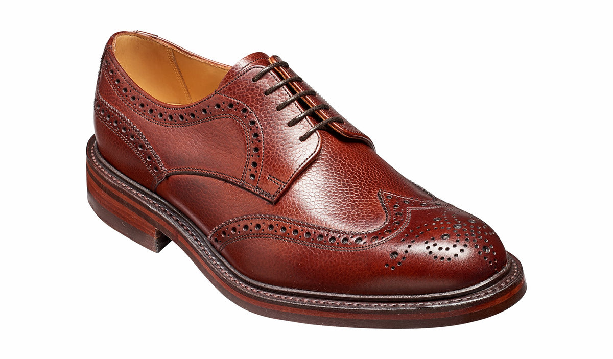 Mens Kelmarsh - Cherry Grain Wingtip Brogue | Barker Shoes