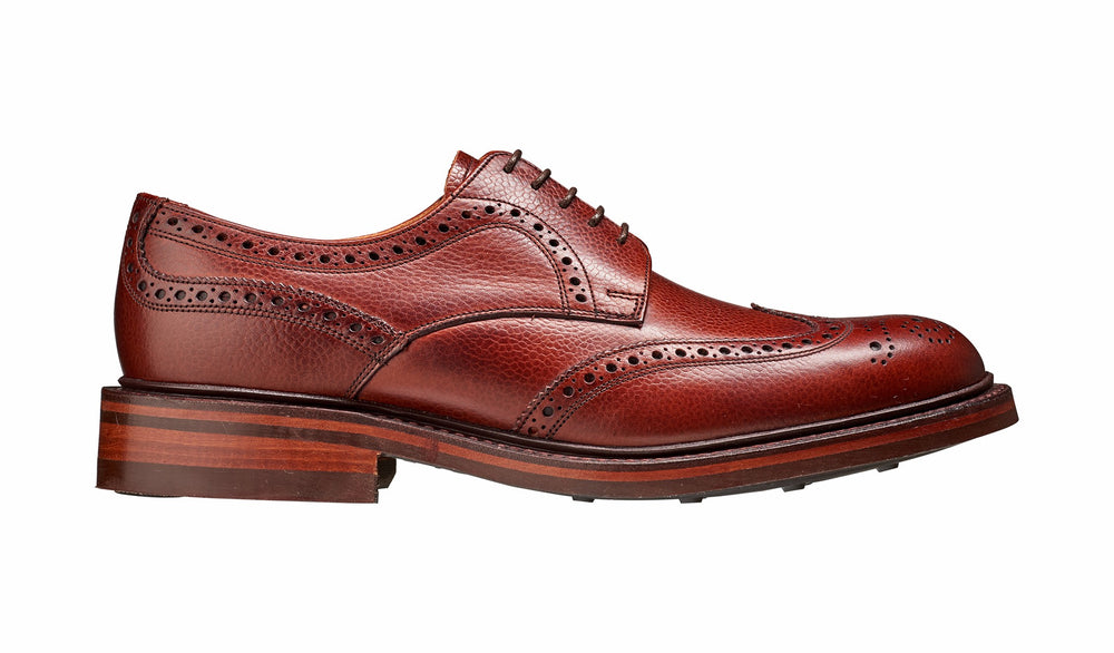 Mens Kelmarsh - Cherry Grain Wingtip Brogue | Barker Shoes
