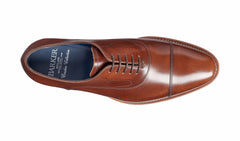 Mens Hartley - Cedar Hi-Shine Oxford toe-cap Shoe | Barker Shoes