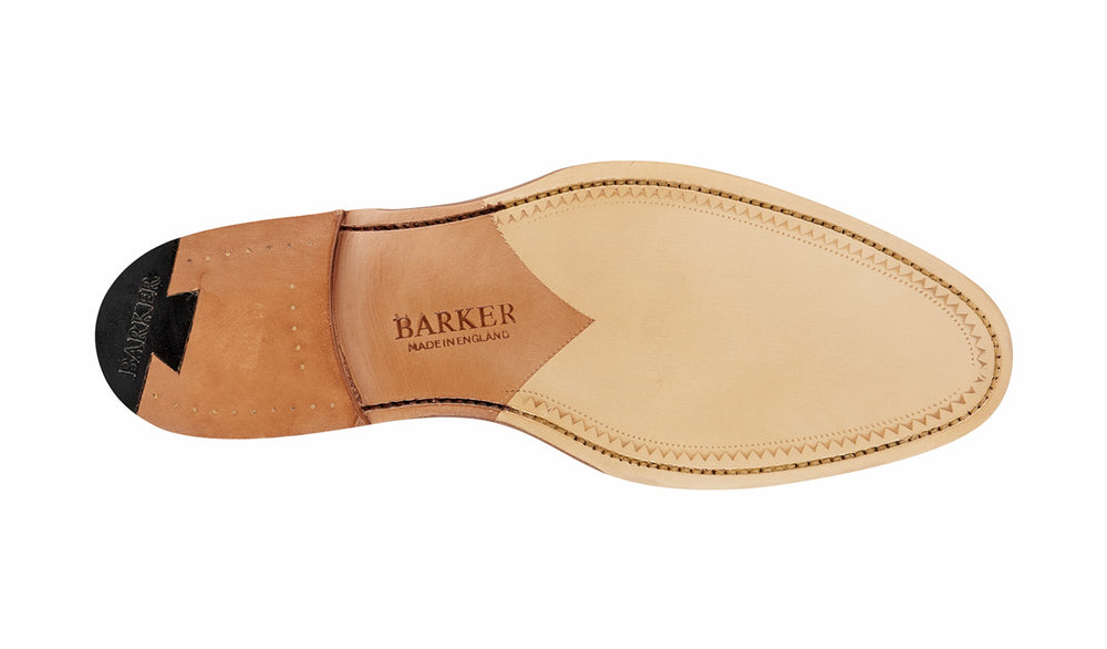 Mens Hartley - Cedar Hi-Shine Oxford toe-cap Shoe | Barker Shoes