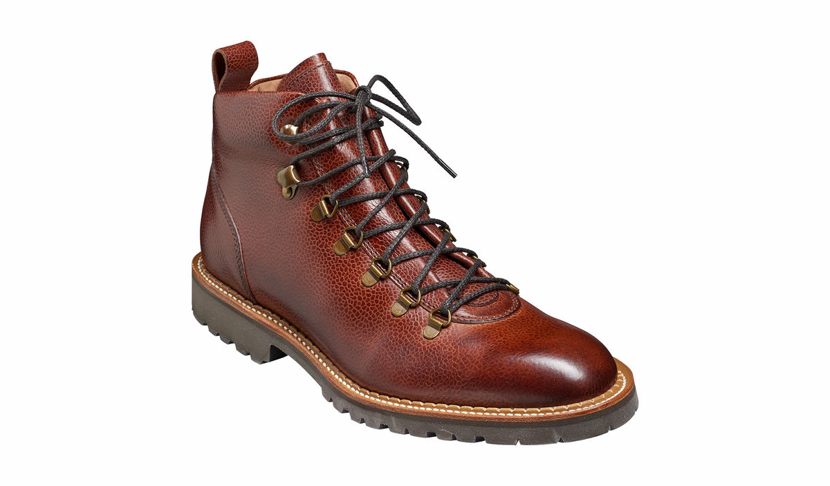 Mens Glencoe - Cherry Grain - Hiker boot | Barker Shoes