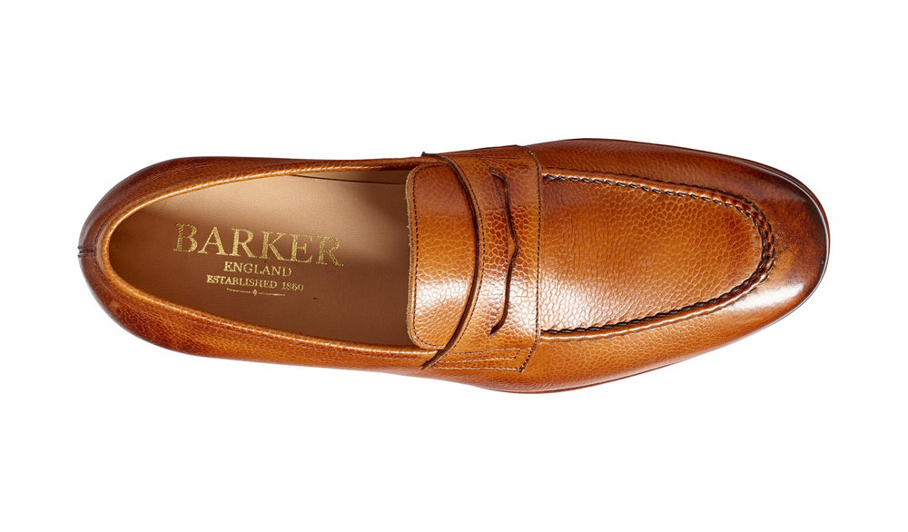 Mens Ledley - Cedar Grain Loafer | Barker Shoes