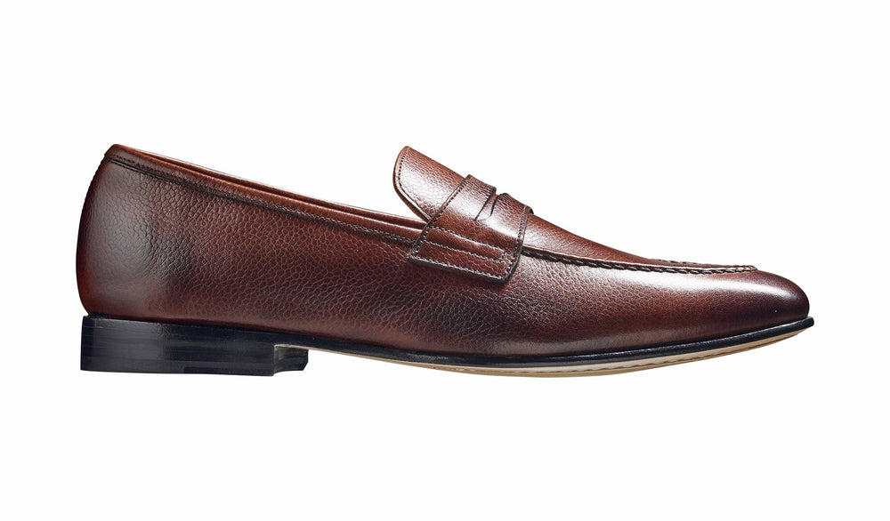 Mens Ledley - Cherry Grain Loafer | Barker Shoes