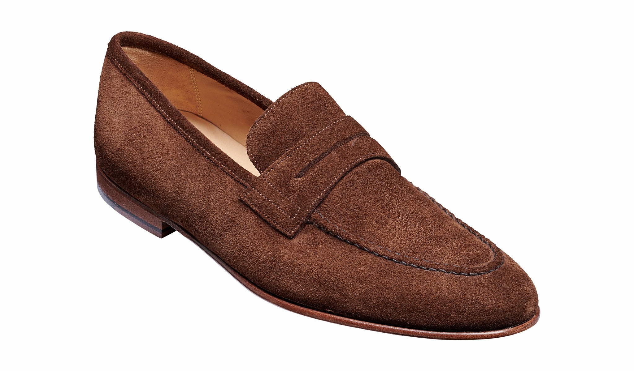 Mens Ledley - Castagnia Suede Loafer | Barker Shoes