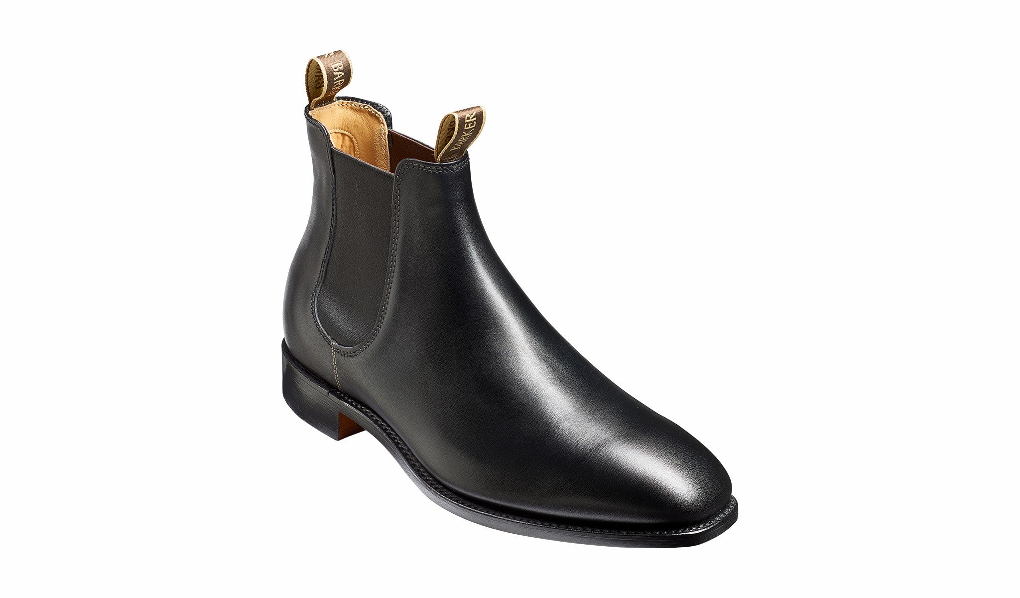 Mens Mansfield - Black Calf Boot | Barker Shoes