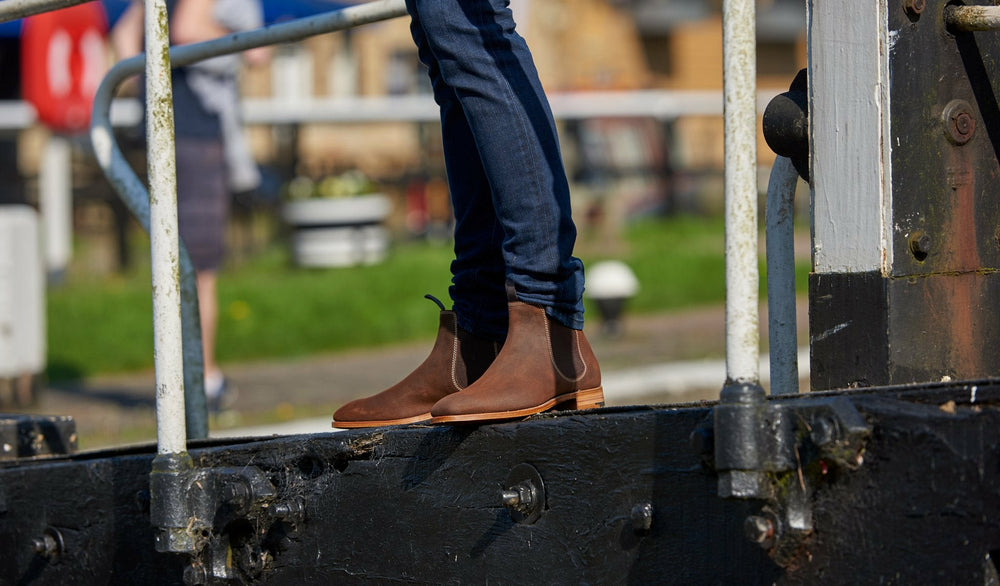 Mens Mansfield - Brown Waxy Suede | Barker Shoes