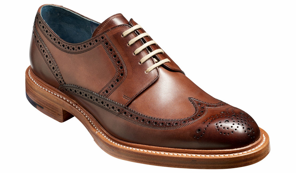 Mens Bailey - Ebony Hand Painted - Derby Shoe Men | Barker Shoes