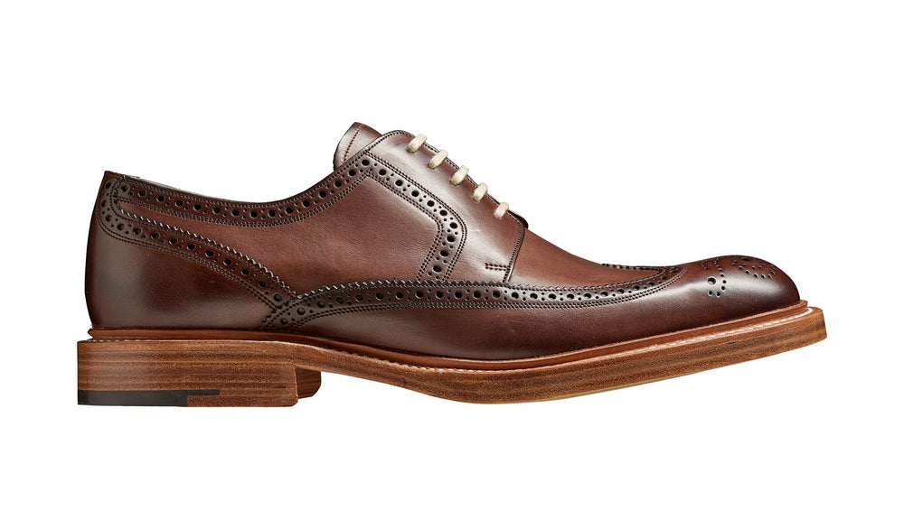 Mens Bailey - Ebony Hand Painted - Derby Shoe Men | Barker Shoes