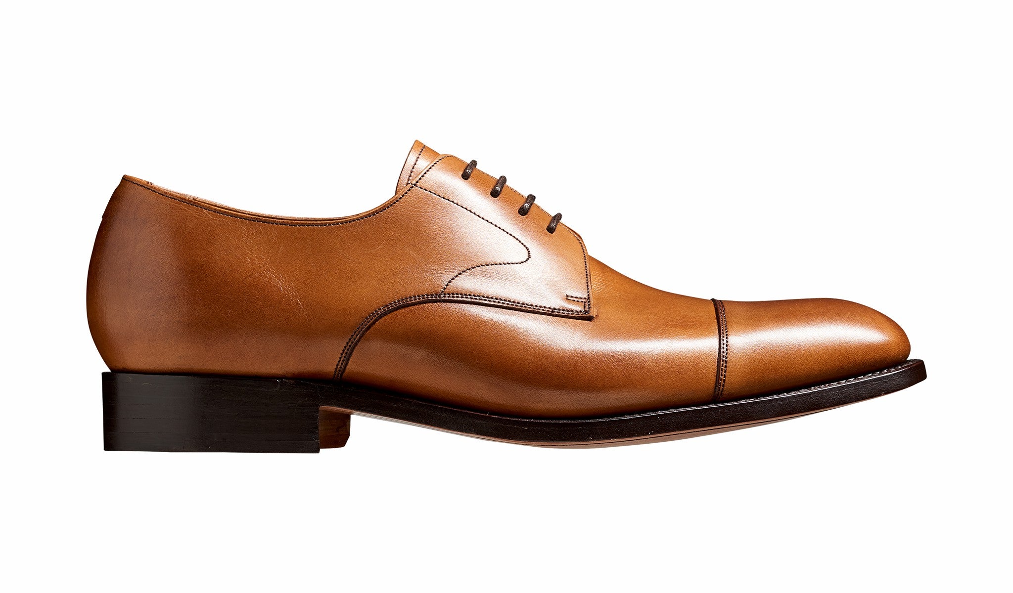 Mens Morden - Conker Calf Toe Cap Derby | Barker Shoes