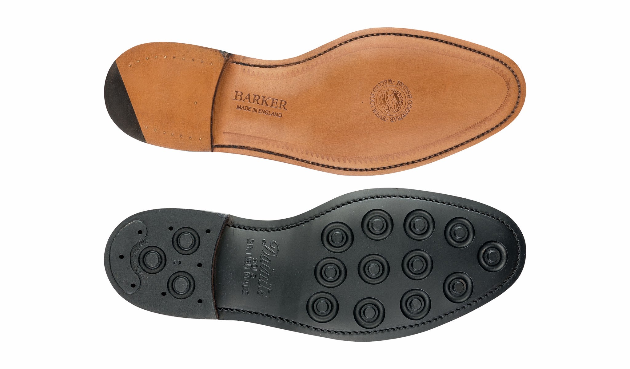 Mens Morden - Conker Calf Toe Cap Derby | Barker Shoes
