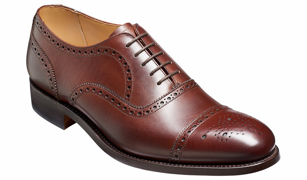 Mens Mirfield - Dark Walnut Calf | Barker Shoes