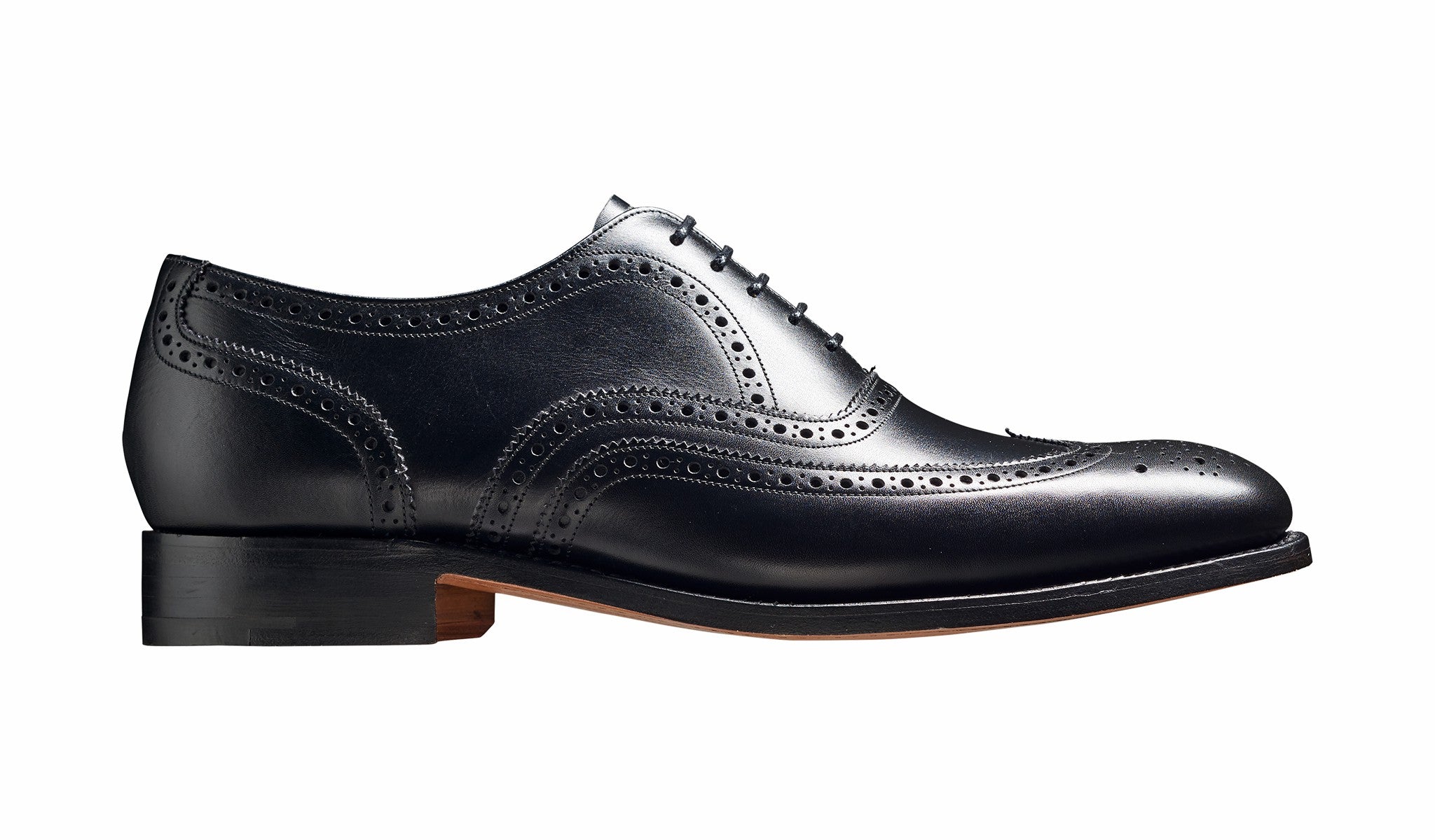 Mens Malton - Black Calf Brogue | Barker Shoes