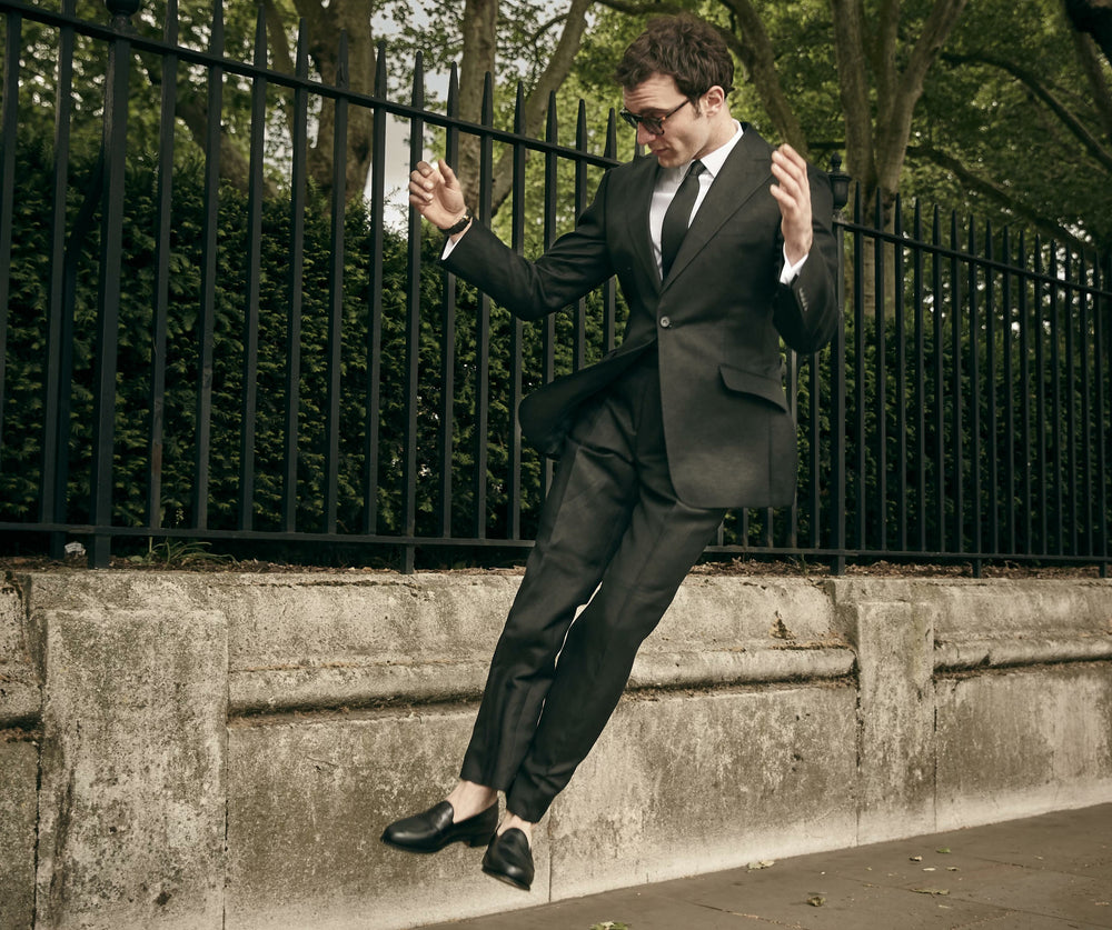 Mens Portsmouth - Black Calf Penny Loafer | Barker Shoes