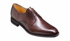 Mens St. Austell - Dark Walnut Calf Derby | Barker Shoes