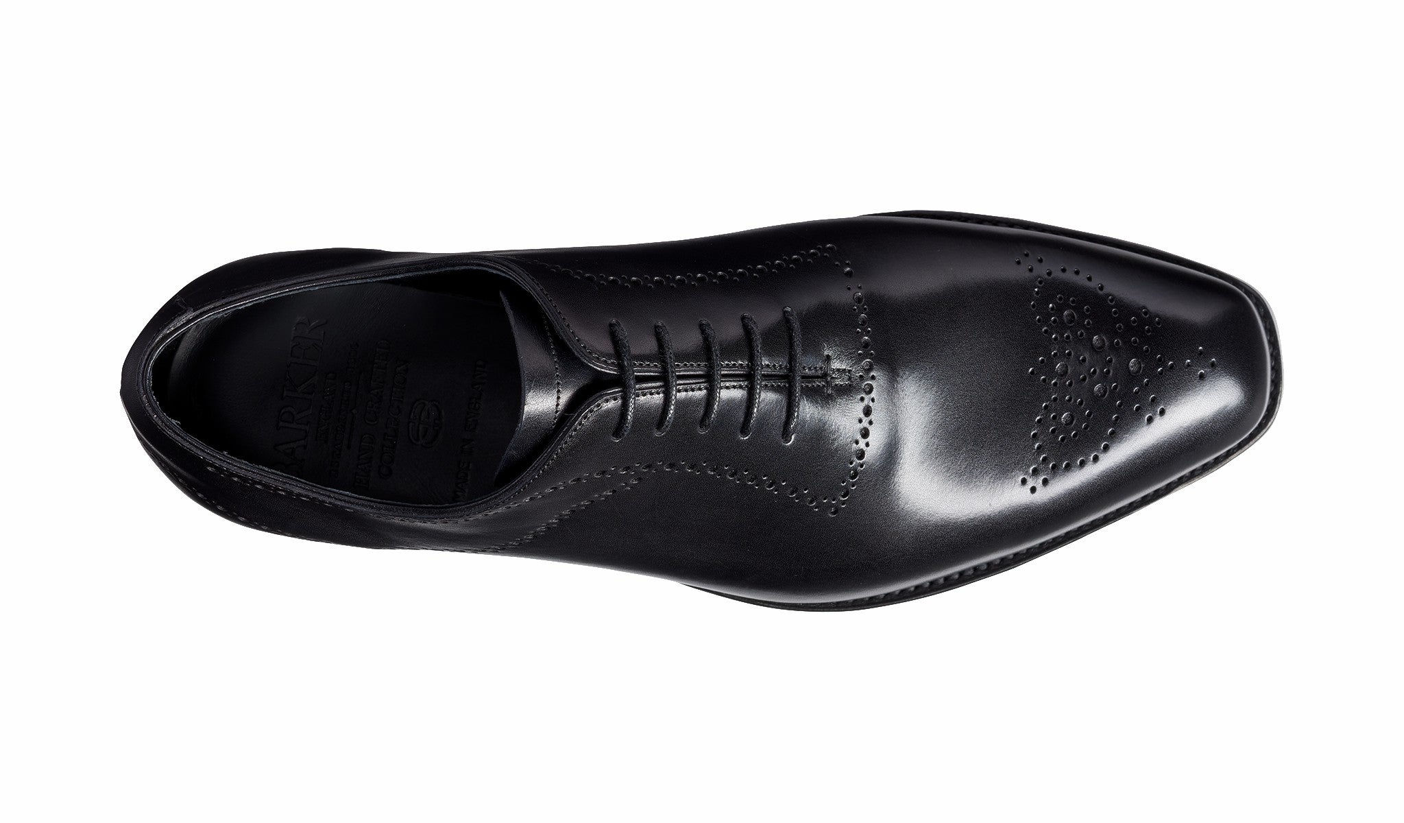 Mens Plymouth - Black Calf Oxford | Barker Shoes