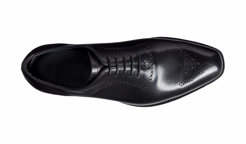 Mens Plymouth - Black Calf Oxford | Barker Shoes
