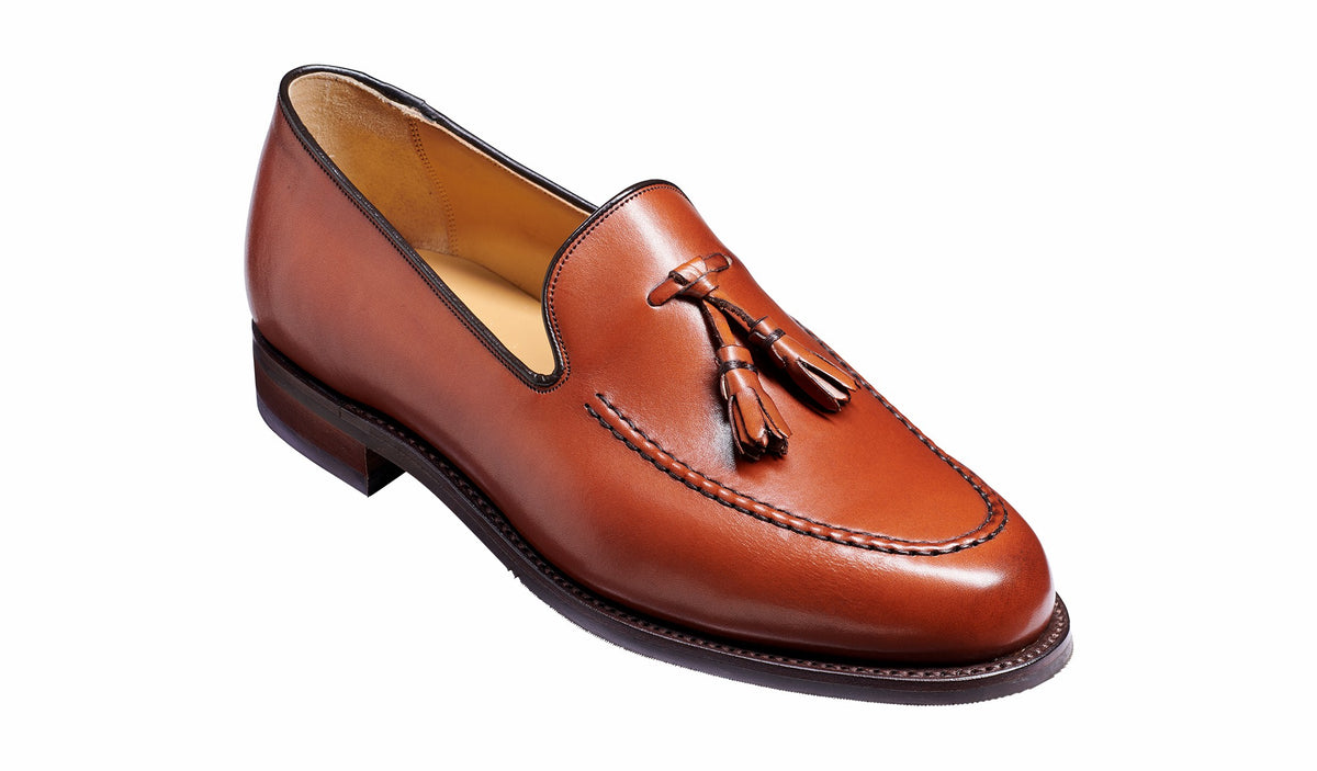 Mens Studland - Rosewood Calf Loafer | Barker Shoes