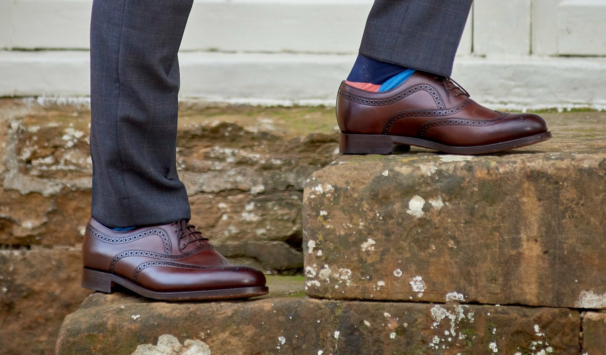 Mens Southport - Dark Walnut Calf | Barker Shoes