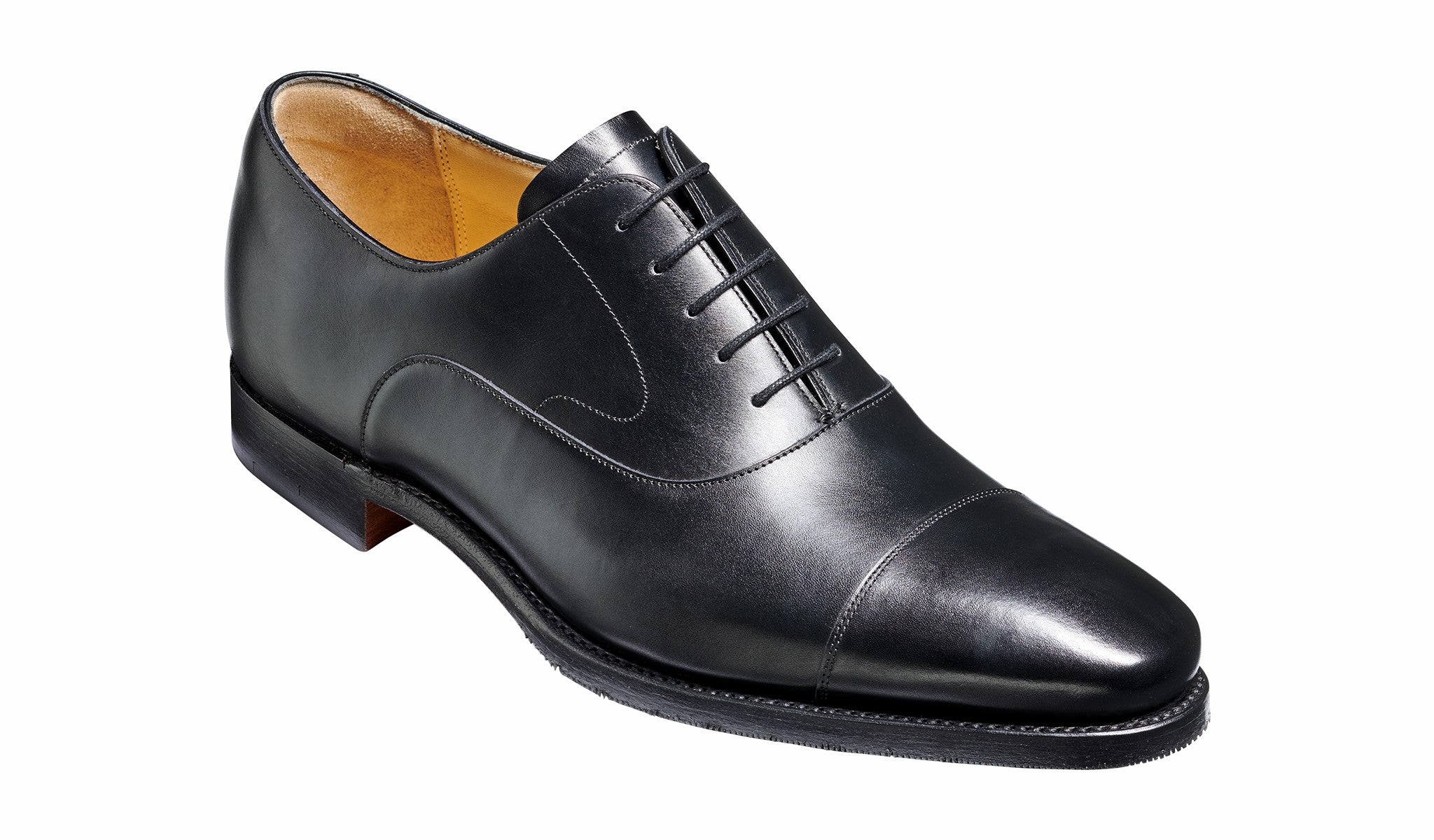 Mens Wright - Black Calf Oxford Shoe | Barker Shoes