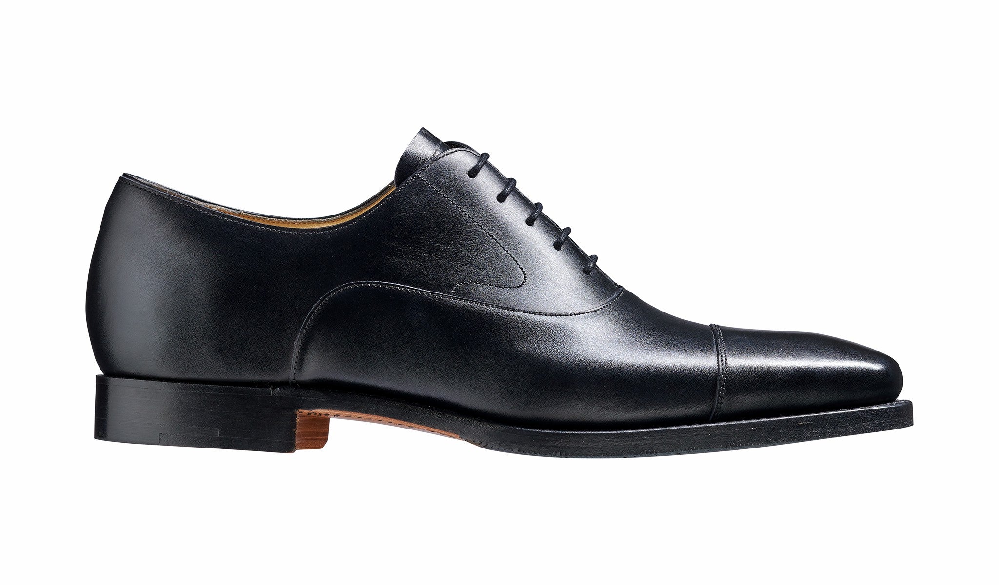 Mens Wright - Black Calf Oxford Shoe | Barker Shoes