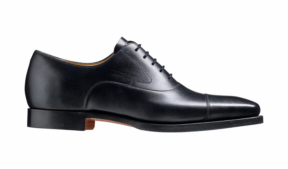 Mens Wright - Black Calf Oxford Shoe | Barker Shoes