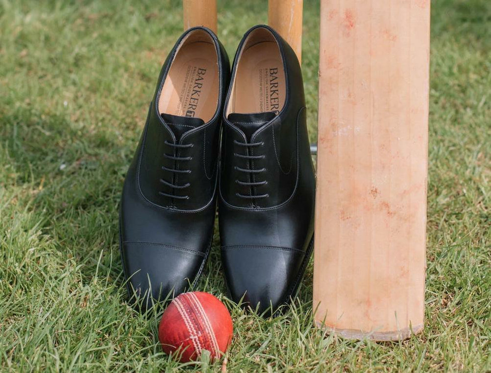 Mens Wright - Black Calf Oxford Shoe | Barker Shoes