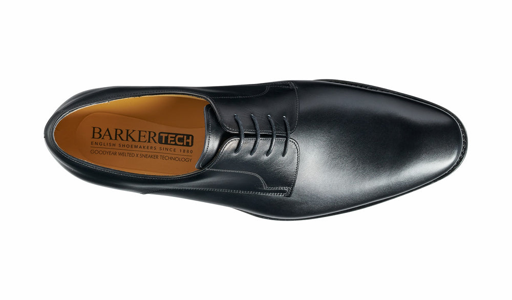 Mens Ellon - Black Calf - Derby Shoe | Barker Shoes